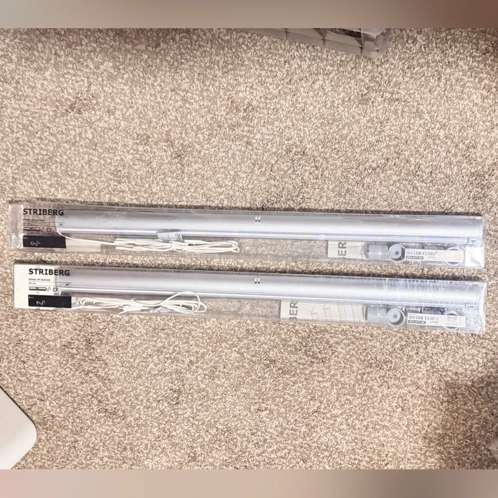 IKEA Striberg 26” Automatic Motion Silver LED Closet or Pantry Light (#B)